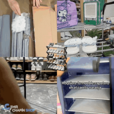 Zapatero plegable 5 niveles