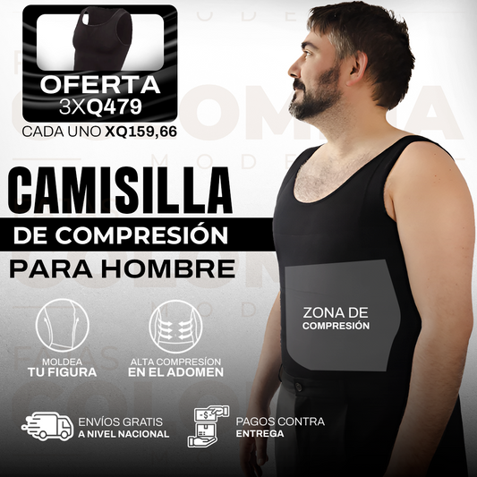 Camiseta de compresión masculina