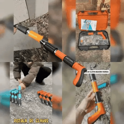 UP Pistola de Clavos Manual Ajustable