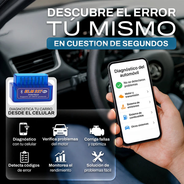 Escáner Bluetooth para Autos