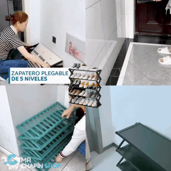 Zapatero plegable 5 niveles